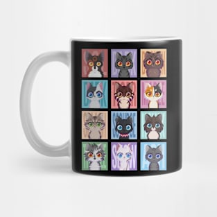 Dark Forest Cats Mug